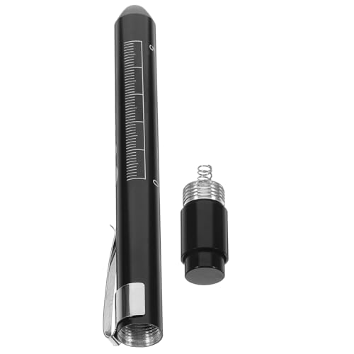 PartyKindom 1Pc LED Medizinische Stift Licht Stift Licht Taschenlampe LED Stift Licht Ärzte Stift Taschenlampe Ärzte Stift Elektrische Schwarz von PartyKindom