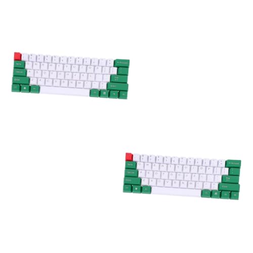 PartyKindom 2 Sätze Tastenkappe Gaming-Tastatur Computer Tastatur Tastaturabdeckung Tastatur Wechseln Mechanische Tastaturkappe Mechanische Tastaturtaste Schlüssel Büro Pbt Rechner von PartyKindom