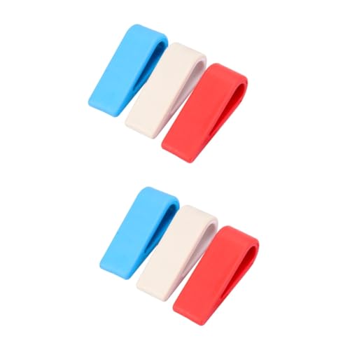 PartyKindom 2 Sets Erhöhen Sie Ihren Laptop-dreiecksständer Höhenverstellbarer Ständer Für Laptop-Mini-kühler Silikonmaterial 3 Stück * 2 von PartyKindom
