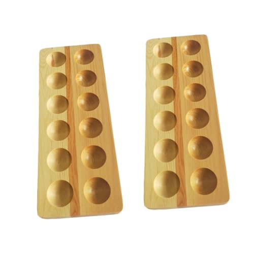 PartyKindom 2 Stück 12 Eierablage Holz Serviertabletts aus Holz Holztablett Eierhalter für den Kühlschrank Eierhalter aus Holz Aufbewahrungsbehälter für Eier hölzern Spender PartyKindom 2 Stück 12 Eierablage Holz Serviertabletts aus Holz Holztablett Eierhalter für den Kühlschrank Eierhalter aus Holz Aufbewahrungsbehälter für Eier hölzern Spender von PartyKindom