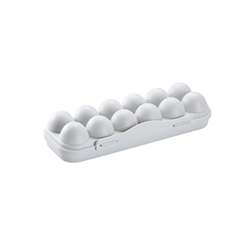PartyKindom 2 Stück 12 Eierbehälter Für Kühlschrank-eier-organizer Milchbehälter Für Kühlschrank Eier Speicher Kühlschrank Eierbeh?lter Eierverpackung Eierkartons Eier Bio Organisch Eierplatte von PartyKindom