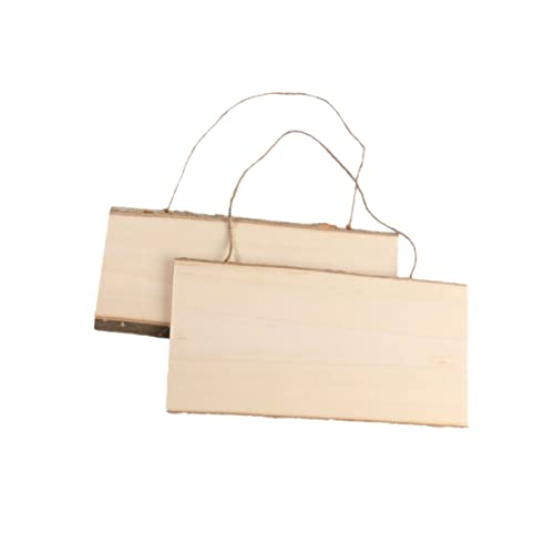 PartyKindom 2 Stück Anhänger aus Holzbrett Planke Handwerk Kreidetafel für die Wand Mini doppelseitige Tafel Etikett Brett zum Aufhängen an der Wand Brett hängen Wandanzeigetafel Bambus PartyKindom 2 Stück Anhänger aus Holzbrett Planke Handwerk Kreidetafel für die Wand Mini doppelseitige Tafel Etikett Brett zum Aufhängen an der Wand Brett hängen Wandanzeigetafel Bambus von PartyKindom