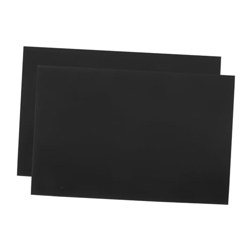 PartyKindom 2 Stück Gravierte Bedruckte Aluminiumplatte Farbiges Zellophan Intelligentes Permanentes Vinyl Heißer Stift Heißprägefolie Wärmeübertragungsfolie Farbige Metallfolie Black PartyKindom 2 Stück Gravierte Bedruckte Aluminiumplatte Farbiges Zellophan Intelligentes Permanentes Vinyl Heißer Stift Heißprägefolie Wärmeübertragungsfolie Farbige Metallfolie Black von PartyKindom