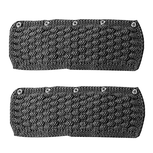 PartyKindom 2 Stück Universal Woolen Repacement Headband Kissenständer Pads Cover Headphones Protector (Schwarz) für von PartyKindom