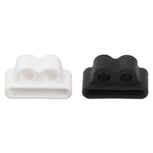 PartyKindom 2pcs Wireless Headphone Protector Anti- verlorene Halter Stoßfest Halter für und Uhr ohne Kopfhörer (Weiß, Schwarz für jeden 1pc) für Geschenk von PartyKindom