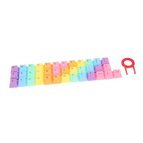 PartyKindom 3 Sätze Tastenkappe Pudding Keycaps Keyset Bunte Tastaturkappen Kirsche Tastatur Computertastaturen Tastatur versorgung Tastaturschutz Rechner Suite Schutzfilm Klaviatur Abs von PartyKindom