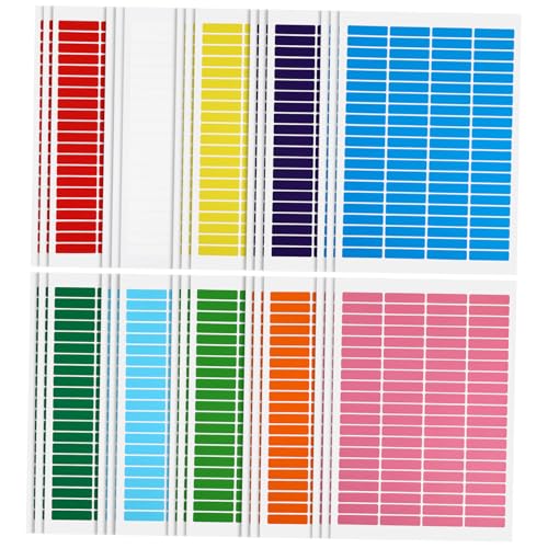 PartyKindom 30 Blatt selbstklebendes Etikett Tags-Aufkleber Bestandsaufkleber Klebeetiketten Umzugsetiketten für Kartons bunte Etikettenaufkleber farbige Aufkleber PartyKindom 30 Blatt selbstklebendes Etikett Tags-Aufkleber Bestandsaufkleber Klebeetiketten Umzugsetiketten für Kartons bunte Etikettenaufkleber farbige Aufkleber von PartyKindom