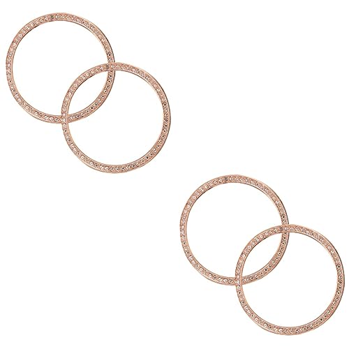 PartyKindom 4 -Lünette austauschbare Uhrenlünette Uhrenring Metall Uhrenzubehör mit Diamanten Uhrenverzierung mit Diamanten de Smartwatch Kantenschutz Lünettenkreis Mode PartyKindom 4 -Lünette austauschbare Uhrenlünette Uhrenring Metall Uhrenzubehör mit Diamanten Uhrenverzierung mit Diamanten de Smartwatch Kantenschutz Lünettenkreis Mode von PartyKindom