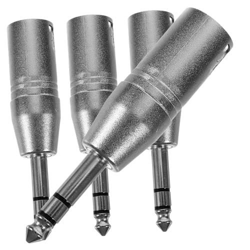 PartyKindom 4Stücke Xlr Adapter zu Xlr Stecker Kompakt und Leicht für Musiker und Audiotechniker Langlebige Metallkonstruktion Vielseitige PartyKindom 4Stücke Xlr Adapter zu Xlr Stecker Kompakt und Leicht für Musiker und Audiotechniker Langlebige Metallkonstruktion Vielseitige von PartyKindom