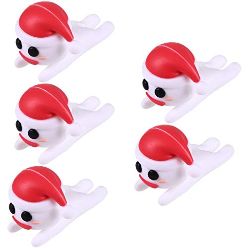 PartyKindom 5 Stück Cartoon Weihnachten Datenleitung Hülle Bite Data Line Case Handy Auto Zubehör PartyKindom 5 Stück Cartoon Weihnachten Datenleitung Hülle Bite Data Line Case Handy Auto Zubehör von PartyKindom