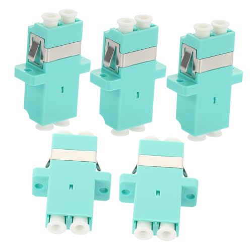 PartyKindom 5 Stück Glasfaser-flanschadapter Zum Adapter Faserkoppler Faseranschluss Duplex-konverter Weiblich Zu Weiblich Glasfaseradapter Glasfaserkabel Optisch Kupplungen Grün von PartyKindom