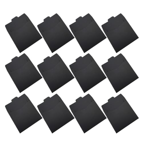PartyKindom 50 Stück Dvd-aufbewahrungshüllen Cd-verpackungshüllen Kartenumschläge Umschläge Aus Pappe Einladung Packsack Umschläge Miniumschläge Umschlag Datei Kleine Umschläge Black Papier von PartyKindom