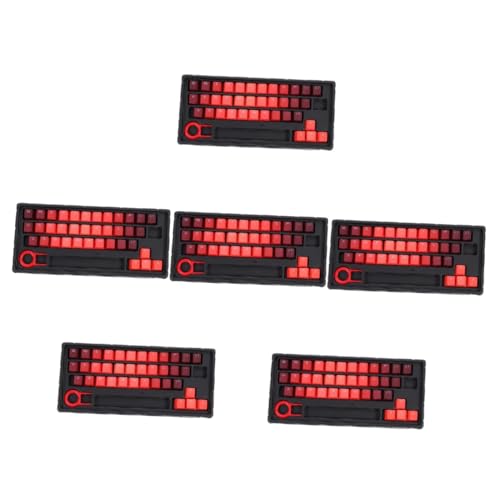 PartyKindom 6 Sätze Tastenkappe Tastaturzubehör Gaming-Tastatur Mechanisch Ornament-Sets Tastaturschutz Mechanische Tastatur Computertastaturen Tastatur Wechseln Schalter Pbt von PartyKindom