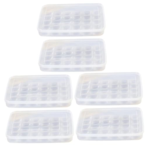 PartyKindom 6 Stk Eierkarton Kühlschrankständer Schubladenfach Eierfach Serviertablett Gefrierbehälter für Eier Gefrierei-Organizer-Halter Aufbewahrungskiste Veranstalter Container Plastik PartyKindom 6 Stk Eierkarton Kühlschrankständer Schubladenfach Eierfach Serviertablett Gefrierbehälter für Eier Gefrierei-Organizer-Halter Aufbewahrungskiste Veranstalter Container Plastik von PartyKindom