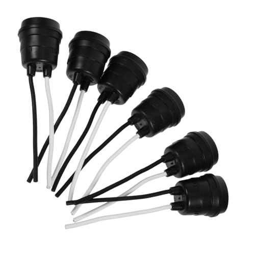 PartyKindom 6Stücke Lampenhalter Schraubbasis für Innen und Außenbeleuchtung für DIY Tischlampen und Lampenprojekte Einfache Installation PartyKindom 6Stücke Lampenhalter Schraubbasis für Innen und Außenbeleuchtung für DIY Tischlampen und Lampenprojekte Einfache Installation von PartyKindom