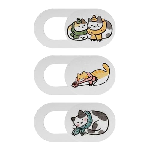 PartyKindom 3sets Sichtschutz Für Webcam Laptop Webcam Covers -Peeping Slide Web Slide Recording 3pcs*3 von PartyKindom