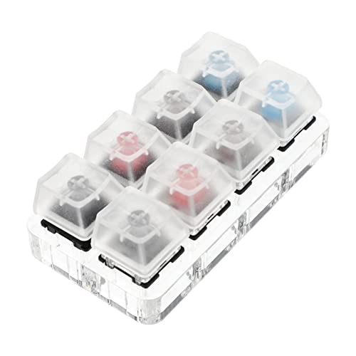 PartyKindom Achstester Tester Für Mechanische Tastaturschalter Mechanische Tastaturen Umgerüstet Sampler Mechanischer Tastaturtester Schlüsselwellentester Tastatur-Tool Klaviatur Abzieher Abs von PartyKindom
