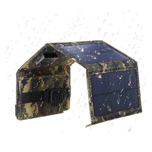 PartyKindom Faltbares 10- W- USB- Solarpanel für den Außenbereich Tragbares klappbares wasserdichtes Solarpanel- Ladegerät Mobiles Batterieladegerät für Geschenk von PartyKindom