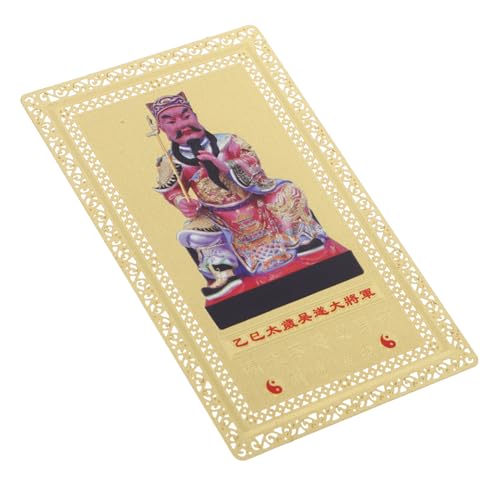 PartyKindom Kupferkarte Körperschutzkarte Feng-Shui-Glück zum Schutz des Vermögens 2025 Symbol glücklich Fülle zum Schutz des Jahr Drachengeschenke Messing Golden PartyKindom Kupferkarte Körperschutzkarte Feng-Shui-Glück zum Schutz des Vermögens 2025 Symbol glücklich Fülle zum Schutz des Jahr Drachengeschenke Messing Golden von PartyKindom