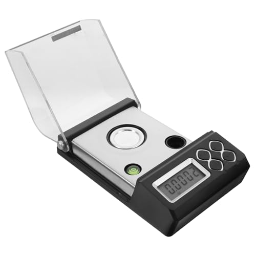 PartyKindom - Milligramm Skalieren Elektronische Küchenwaage Hochpräzise Milligrammwaage Milligramm- Wissenschaftlicher Maßstab Kleine Digitale Waage Für Gramm Silver Plastik von PartyKindom