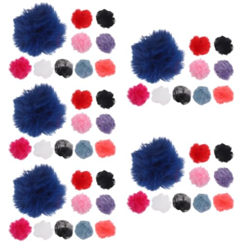 PartyKindom 5 Sätze Mikrofon-windschutzscheiben-abdeckungen Pelzige Mikrofon-Muffs Schützende Mikrofon-Schwamm-abdeckungen Für Aufnahmestudios 10 Stück * 5 von PartyKindom