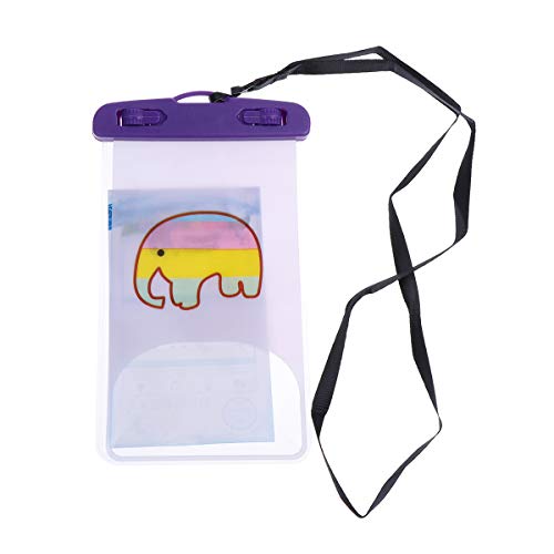 PartyKindom Reizender purpurroter Elefant kopierte Mobiltelefon- Wasserdichten Taschen- Spielraum- Ansatz- Touch Screen Tauchanzug für Geschenk von PartyKindom