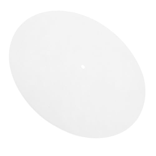 PartyKindom Rekordmatte Teller Zubehör für Schallplatten Beleg Plattenspielerzubehör für Vinyl Filzmatte für Schallplattenspieler Rutschmatte für Plattenspieler Slipmat Vinyl-Pad gefühlt Weiß PartyKindom Rekordmatte Teller Zubehör für Schallplatten Beleg Plattenspielerzubehör für Vinyl Filzmatte für Schallplattenspieler Rutschmatte für Plattenspieler Slipmat Vinyl-Pad gefühlt Weiß von PartyKindom