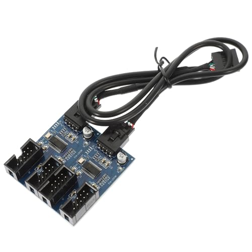 PartyKindom Riser-Karte 9-poliger Port-multiplikator Hub Für Port-multiplikator Stoßverbinder Verlängerungs-hub-Adapter Computerzubehör Computerversorgung Leiterplatte Verlängerungskabel USB PartyKindom Riser-Karte 9-poliger Port-multiplikator Hub Für Port-multiplikator Stoßverbinder Verlängerungs-hub-Adapter Computerzubehör Computerversorgung Leiterplatte Verlängerungskabel USB von PartyKindom