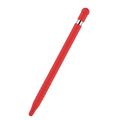 PartyKindom Silikon Touch Screen Pen Sleeve Pen Holder Cover für Bleistift (rot) für Geschenke von PartyKindom