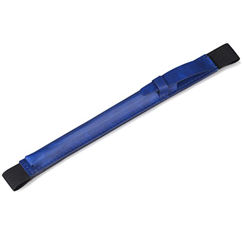 PartyKindom Stifteetui Halter für Bleistift PU Leder Elastische Bleistifttasche Sleeve Pouch Zubehör für Pro 9.7 Pro 10.5 Pro 12.9 (Blau) für von PartyKindom
