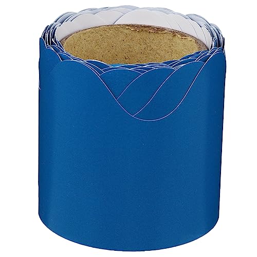 PartyKindom Tafelrandpapier Pinnwand Dekorationen bunte Klassenzimmergrenzen gerahmte Tafeldekoration Weiß zubehör Boho Pinnwandränder Grenzverkleidung gerollte Klassenzimmer Papierstau Blau PartyKindom Tafelrandpapier Pinnwand Dekorationen bunte Klassenzimmergrenzen gerahmte Tafeldekoration Weiß zubehör Boho Pinnwandränder Grenzverkleidung gerollte Klassenzimmer Papierstau Blau von PartyKindom