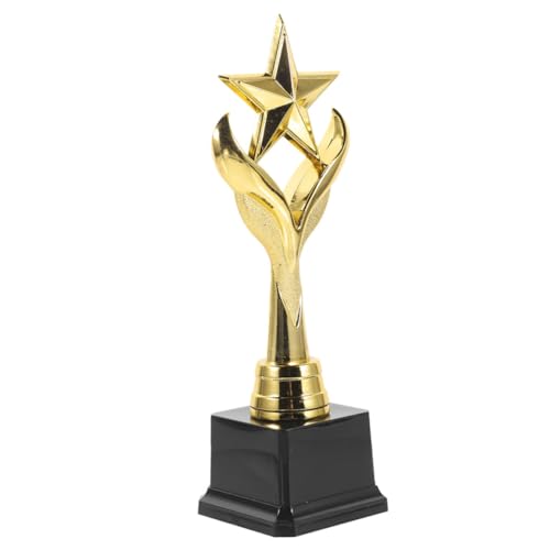 PartyKindom Trophäe klein für Gravieren Die modern Mini graviert evengers event cup Auszeichnung Jubeljahr Turniermedaille Wertschätzungsgeschenk Partyfeier Party Trophy Abs Golden von PartyKindom