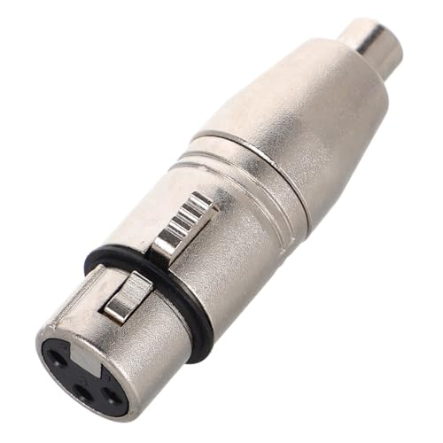 PartyKindom Xlr zu Rca Adapter Poliger Xlr Buchse Rca Buchse Kompakter und Leichter Audio Adapter für Studio und Live Anwendungen Einfache Installation PartyKindom Xlr zu Rca Adapter Poliger Xlr Buchse Rca Buchse Kompakter und Leichter Audio Adapter für Studio und Live Anwendungen Einfache Installation von PartyKindom