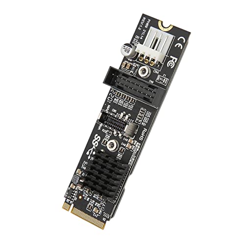 Typ C Adapter 19 Pin Wide Kompatibel M.2 MKEY PCIe zu USB 3.1 PCB Personal Desktop Computer Adapter Verschleißfestigkeit von Pasamer