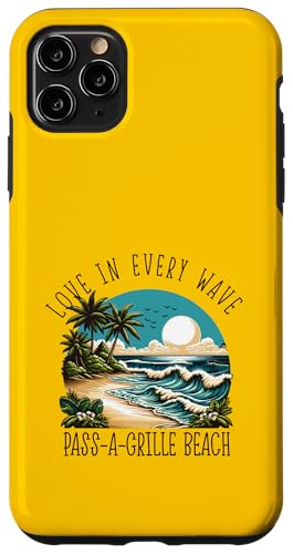 Liebe in jeder Welle - Pass-a-Grille Beach Hülle für iPhone 11 Pro Max Liebe in jeder Welle - Pass-a-Grille Beach Hülle für iPhone 11 Pro Max von Pass-a-Grille Beach in Florida Designs