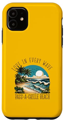 Liebe in jeder Welle - Pass-a-Grille Beach Hülle für iPhone 11 Liebe in jeder Welle - Pass-a-Grille Beach Hülle für iPhone 11 von Pass-a-Grille Beach in Florida Designs