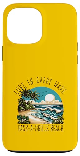 Liebe in jeder Welle - Pass-a-Grille Beach Hülle für iPhone 13 Pro Max Liebe in jeder Welle - Pass-a-Grille Beach Hülle für iPhone 13 Pro Max von Pass-a-Grille Beach in Florida Designs