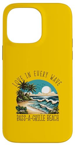 Liebe in jeder Welle - Pass-a-Grille Beach Hülle für iPhone 14 Pro Max von Pass-a-Grille Beach in Florida Designs