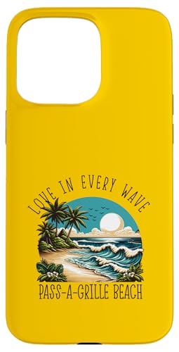 Liebe in jeder Welle - Pass-a-Grille Beach Hülle für iPhone 15 Pro Max Liebe in jeder Welle - Pass-a-Grille Beach Hülle für iPhone 15 Pro Max von Pass-a-Grille Beach in Florida Designs