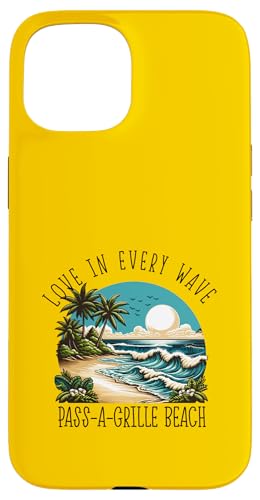 Liebe in jeder Welle - Pass-a-Grille Beach Hülle für iPhone 15 Liebe in jeder Welle - Pass-a-Grille Beach Hülle für iPhone 15 von Pass-a-Grille Beach in Florida Designs
