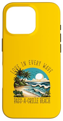 Liebe in jeder Welle - Pass-a-Grille Beach Hülle für iPhone 16 Pro Liebe in jeder Welle - Pass-a-Grille Beach Hülle für iPhone 16 Pro von Pass-a-Grille Beach in Florida Designs