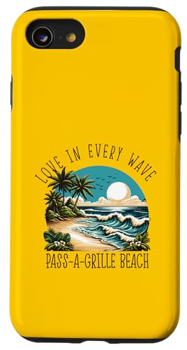 Liebe in jeder Welle - Pass-a-Grille Beach Hülle für iPhone SE (2020) / 7 / 8 von Pass-a-Grille Beach in Florida Designs