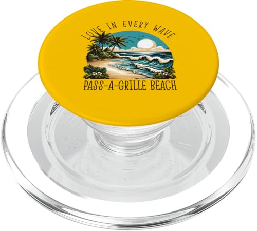 Liebe in jeder Welle - Pass-a-Grille Beach PopSockets PopGrip für MagSafe Liebe in jeder Welle - Pass-a-Grille Beach PopSockets PopGrip für MagSafe von Pass-a-Grille Beach in Florida Designs