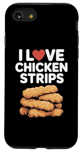 Ich liebe Hühnchenstreifen Food Lovers Delight Hülle für iPhone SE (2020) / 7 / 8 von Passionate Chicken Strips Enthusiasm