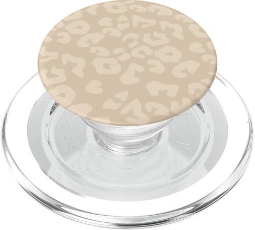 Pastellbeige Leopardenmuster Beige Leopard Gepardentier PopSockets PopGrip für MagSafe von Pastel Beige Leopard Cheetah Animal Print