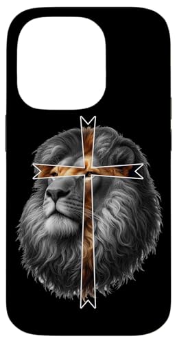 Jesus Löwe von Juda Christlicher religiöser Gläubiger Anbeter Hülle für iPhone 14 Pro von Pastors Bible Reader Nuns Priests Worship Prayer