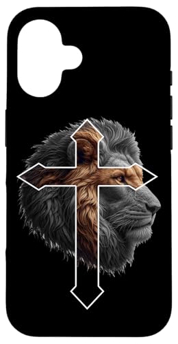 Jesus Löwe von Juda Christlicher religiöser Gläubiger Anbeter Hülle für iPhone 16 Jesus Löwe von Juda Christlicher religiöser Gläubiger Anbeter Hülle für iPhone 16 von Pastors Bible Reader Nuns Priests Worship Prayer