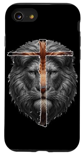 Jesus Löwe von Juda Christlicher religiöser Gläubiger Anbeter Hülle für iPhone SE (2020) / 7 / 8 von Pastors Bible Reader Nuns Priests Worship Prayer