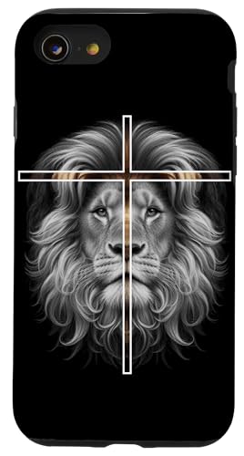 Jesus Löwe von Juda Christlicher religiöser Gläubiger Anbeter Hülle für iPhone SE (2020) / 7 / 8 von Pastors Bible Reader Nuns Priests Worship Prayer