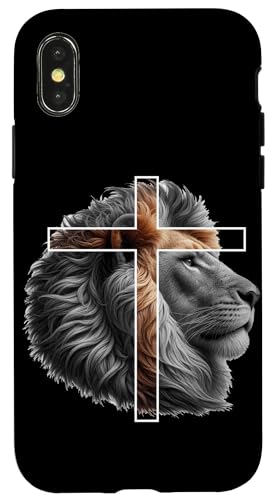 Jesus Löwe von Juda Christlicher religiöser Gläubiger Anbeter Hülle für iPhone X/XS Jesus Löwe von Juda Christlicher religiöser Gläubiger Anbeter Hülle für iPhone X/XS von Pastors Bible Reader Nuns Priests Worship Prayer